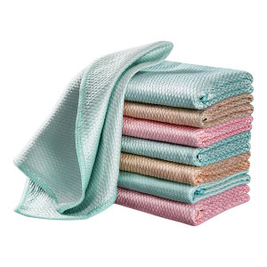 FURENJILI | Waterless Streak-Free Glass Cleaning Fish Scale Cloth