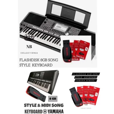 MIDI & SONG KEYBOARD FLASHDISK 8 GB SONG STYLE KEYBOARD YAMAHA SERIES