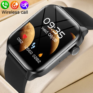 LIGE 1.83 inch Smart Watch Men Women Sport Fitness Tracker Bracelet IP67 Waterproof Bluetooth For Android ios smartwatch Men+BOX