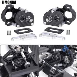 Ultralight Carbon Fiber Portal Transmission Tiny 48P Gearbox for 1/10 LCG Chassis Comp Builds Rigs Upgrade Parts