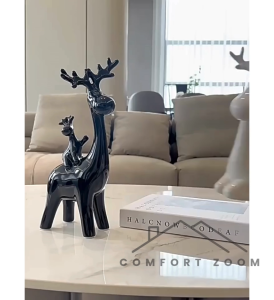 Modern Ceramic Home Decorations for Living Room Bookshelf Decor Figurines Desk