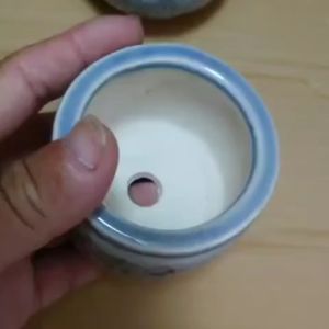 JCLSGP Baby Blue Terracotta pots Succulent Pots Cactus Pot Plant Pots