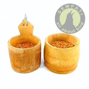 SEMPATI Cepuk Bambu & Tempat Pakan Minum Hewan Peliharaan
