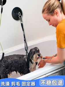 Cat Anti-Skid Rope Dog Shearing Beauty Table Hang Rope Pet Shop Special Bath Holder with Suction Cup Dog Pile