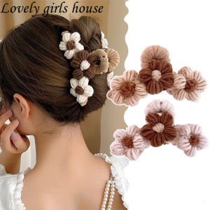 คลิปผมผมดอกไม้หญิงหญิงสาวฤดูหนาวผู้หญิง หนีบ ปลา ฉลาม ผมฤดูหนาว กิ๊ฟติดผม วัตถุประดับ