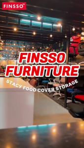 FINSSO STACY FOOD COVER STORAGE Transparent Stackable / Transparent Stackable Food Cover / Tudung Saji / Multi-layer Food Cover 3/4/5 Layer Dustproof Dish Cover