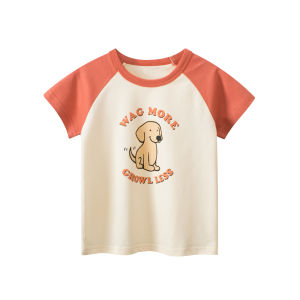 Áo Thun Trẻ Em 27kids Cotton Nguyên Chất in Họa Tiết Hoạt Hình Tay Ngắn Phong Cách Hàn Quốc Thời Trang Mùa Hè Cho Trẻ Em Từ 1-10 Tuổi