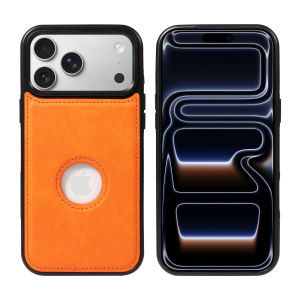 Faux Leather Phone Case for IPhone 17 16 15 14 13 12 Pro Max Pro Hollow Out Shockproof Anti-Drop Fashionable Phone Cover