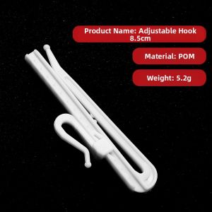 Loolecondera | Durable Adjustable Curtain Hook Plastic Single
