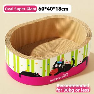 HELLOLEIBOO | Durable Non-shedding Cat House and Scratcher Combo