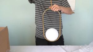 LED Pendant Light Golden Ball Ceiling Chandeliers Iron Glass Plating E27 Bulb Hang Lamp Modern Luxury Drop Lights Home Decoration For Bedroom Living Room Dinning Room Kitchen Bar Restaurant Lighting