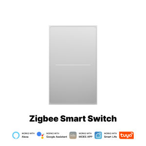 MOES | MOES Tuya ZigBee Star Feather Switch US Smart Air Touch With Neutral Light Scene 2in1 APP Remote Control with Alexa Google Home