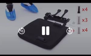 JFH Ergonomic Style Function Adjustable Relinable Executive Office Chair / Office Chair With Double Headrest