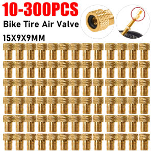 5-50PCS Bike Valve Converter Presta To Schrader Adaptors Bicycle Pump Tire Adapter Aluminum Tire Valve Connectors Bicycle Part