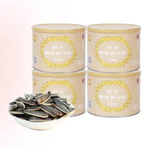 Original Flavor Large Kernels Sunflower Seeds in Can from Inner Mongolia 220g X 4 Cans Snacks/Nuts/Gourmet by Pangu Farm