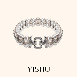 YISHU | Dây Chuyền Đeo Tay Ngọc Trai Đa Lớp Toàn Sao