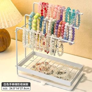 Crystal Buddhist Beads Bracelet Storage Organizer Display Earring Jewelry Box Nordic Style Bedroom Storage Rack for Everyone
