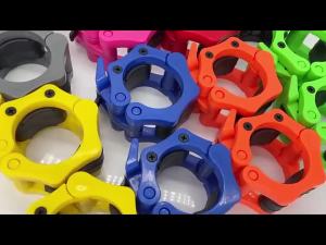 25/50mm Quick Release Barbell Clamps Spin lock Barbell Collars Weight Bar Clips for Weightlifting and Strength Training
