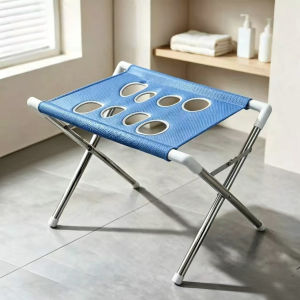 Stainless Steel Pet Bathing Rack Foldable Dog Cat Grooming Table Breathable Mesh