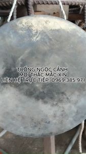 Lố đồng múa lân thanh la chập cheng đồng Size 35cm