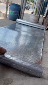 ( Khổ cao 1m x dài 50cm - lỗ 4ly ) Tôn dầu mạ kẽm đột lỗ tổ ong tôn dầu dày 4zem - lỗ 4ly