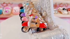 [SPRINTT] GK067 Gantungan Kunci Diamond Sepeda Motor Listrik Premium Mobil HP Tas Good Luck Keychain Pria Wanita