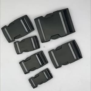 Plastic Dual Adjustable Side Release Buckles Plastic Tri-Glides Slider Adjustable Buckl Backpack Belt Bag Parts Strap Webbing