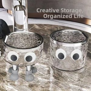 Press-Open Accessory Storage Box Transparent