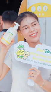 Bọt Tắm Gội Cho Bé PineBoo 500ml – Enzyme Dứa Tự Nhiên Tinh Dầu Tràm & Mướp Đắng Dịu Nhẹ