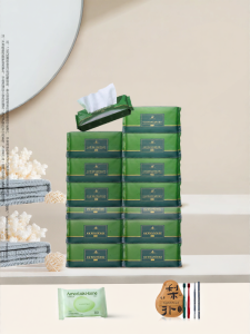 AMORTALS | Dry Wet Dual Use Facial Tissue 8 Packs