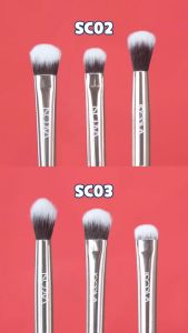Bộ 3 Cọ Mắt Cơ Bản VACOSI SC03 | Phiên Bản Golden Dragon Lông Mềm Mịn Tán Màu Mượt & Đa Năng SC03