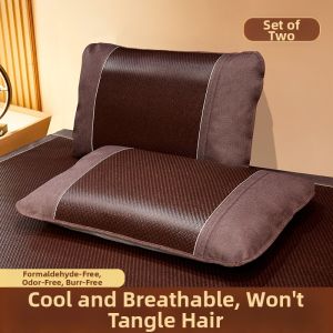 Natural Rattan Cool Pillowcase Pair