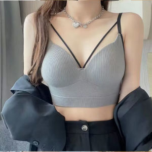 ยกทรงสตรี แผ่นอกเล็ก รัดหน้าอก แผ่นหลังสวย ชุดชั้นในทรงเกาะอก ไม่มีห่วงเหล็ก รวบยกทรงสวมชั้นนอก