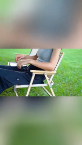 WakayaHome | Camping Chair Kermit Chair Outdoor Chair Silver Tube  New Foldable Lightweight