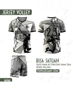 KAOS JERSEY VOLI FREE COSTUME GRATIS NAMA NO LOGO TEAM DAN NAMA TEAM (NEW-4)