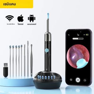 4.2 มม.ไร้สายภาพขอบเขตหู 1080P กล้องตรวจสอบสําหรับ iOS/Android WiFi Endoscope Otoscope EAR WAX Removal เครื่องมือทําความสะอาด