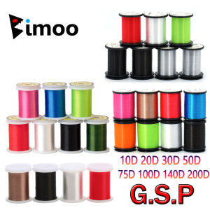 10D 20D 30D 50D 100D 75D 140D 200D GSP Fly Tying Polyethylene Floss Thread High Tensile Tying Line for Dry Wet Pike Streamer Fly