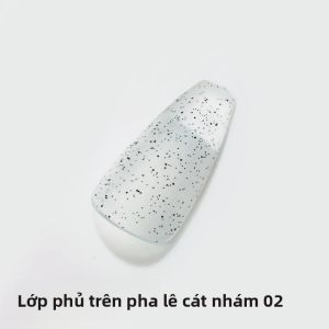 Sơn Móng Tay Dạng Gel Vendeeni 15ml Lớp Phủ Bóng Màu Đen Nhám Có Hạt Đường Dùng Cho Nail Art Có Thể Tẩy Bằng Đèn UV.