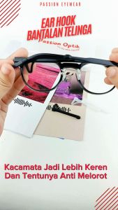 Earhook Pengganjal Bantalan Tangkai Kacamata Anti Jatuh Slip Anti Alergi