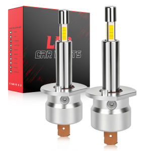 3D H1 LED Car Headlight Bulb Canbus 800W 600000LM Light for Car 360 Turbo LED Mini HeadLamp Wireless with Fan 6000K 2PCS 12V