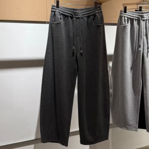 Quần Ống Đứng Ống Rộng Dày Dặn Bằng Lông Cừu Mùa Thu Đông Cho Nam Quần Thể Thao Ấm Áp Đơn Giản Đa Năng