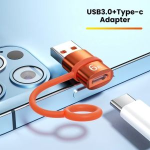 6A USB3.0 to Type C Adapter Fast Charging Connector Type C Male to USB Female Converter USBC OTG For Laptop Xiaomi Samsung