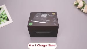 6 In 1 Wireless Charger Stand For iPhone Samsung S23 S22 Ultra Note Fold Galaxy Watch 5 4 Active Buds Fast Charging Dock Station