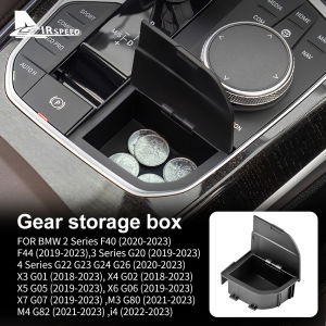 ABS Car Central Control Compartment Box With Cover For BMW F40 i3 F44 G20 G22 G23 G24 G26 X3 G01 X4 G02 X5 G05 X6 G06 X7 G07 M3 G80 M4 G82 i4 Automobile Accessories