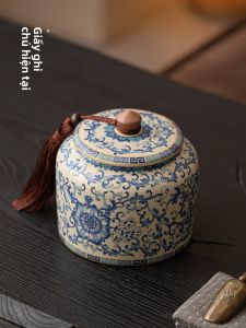 XIYUANJI | Hộp Đựng Trà Kín Khí Chống Ẩm cho Trà Xanh Trà Trắng và Trà Puer