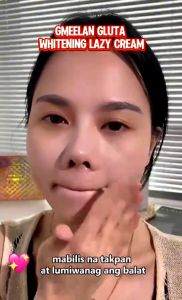 BUY 1 TAKE 2 GMEELAN Gluta Whitening Lazy Cream BB Face Cream Beauty Bleaching Lotion Exfoliatiation Lates