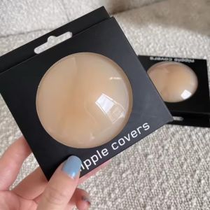 Women Silicone Nipple Covers / Self Adhesive Invisible Nipples Cover / Reusable Strapless Bra / Nipples Breast Tape for Wedding Dress