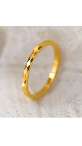 OYJR แหวนสแตนเลสแท้ แหวนเรียบๆ ไม่ลอกแฟชั่น สำหรับผู้หญิง