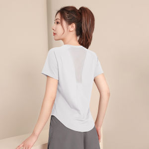 Qieyin Garden | Cool Quick-dry Womens Yoga Fitness T-Shirt