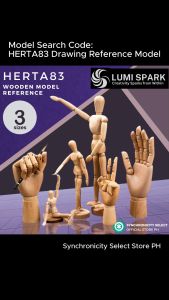 HERTA83 Drawing Reference Model | Wooden Artist Mannequin Model | Home Decor Artist Sketching & Movable Wooden Hand | Wooden Figurine Puppet Props Cosplay | TV Cabinet Ornaments Costume Store Displays and Drawing Animation Art Studio Reference.
